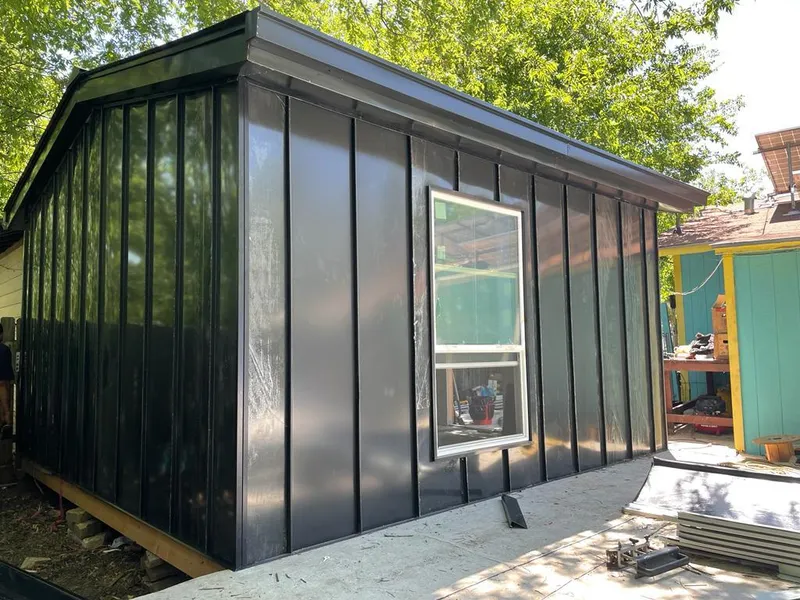 Black standing seam metal wall panels for Roof Inspection in Pleasant Valley