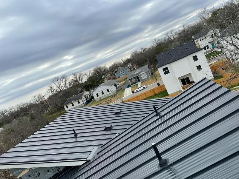 Standing seam metal roof panels with vents for Skylight Repair in Pleasant Valley